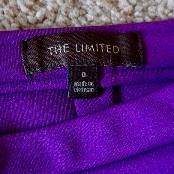 Solid purple The Limited size 0 skirt - Picture 3 of 3